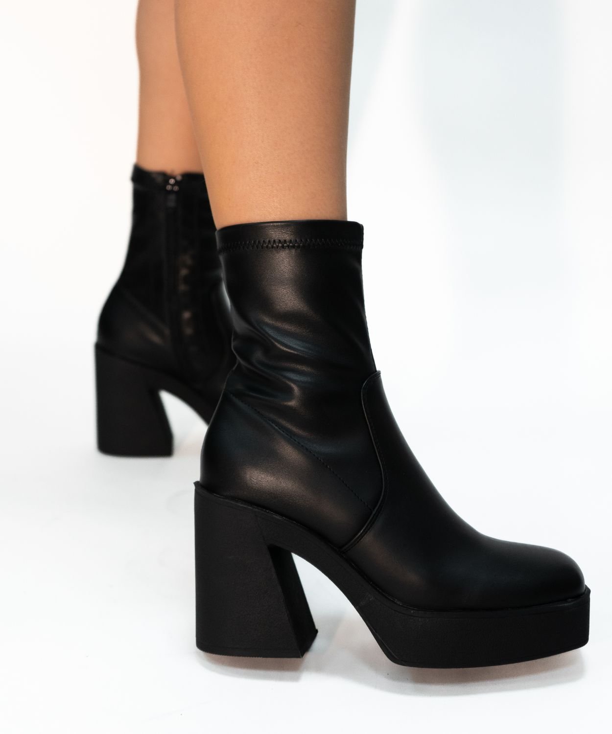 Botines plataforma stretch